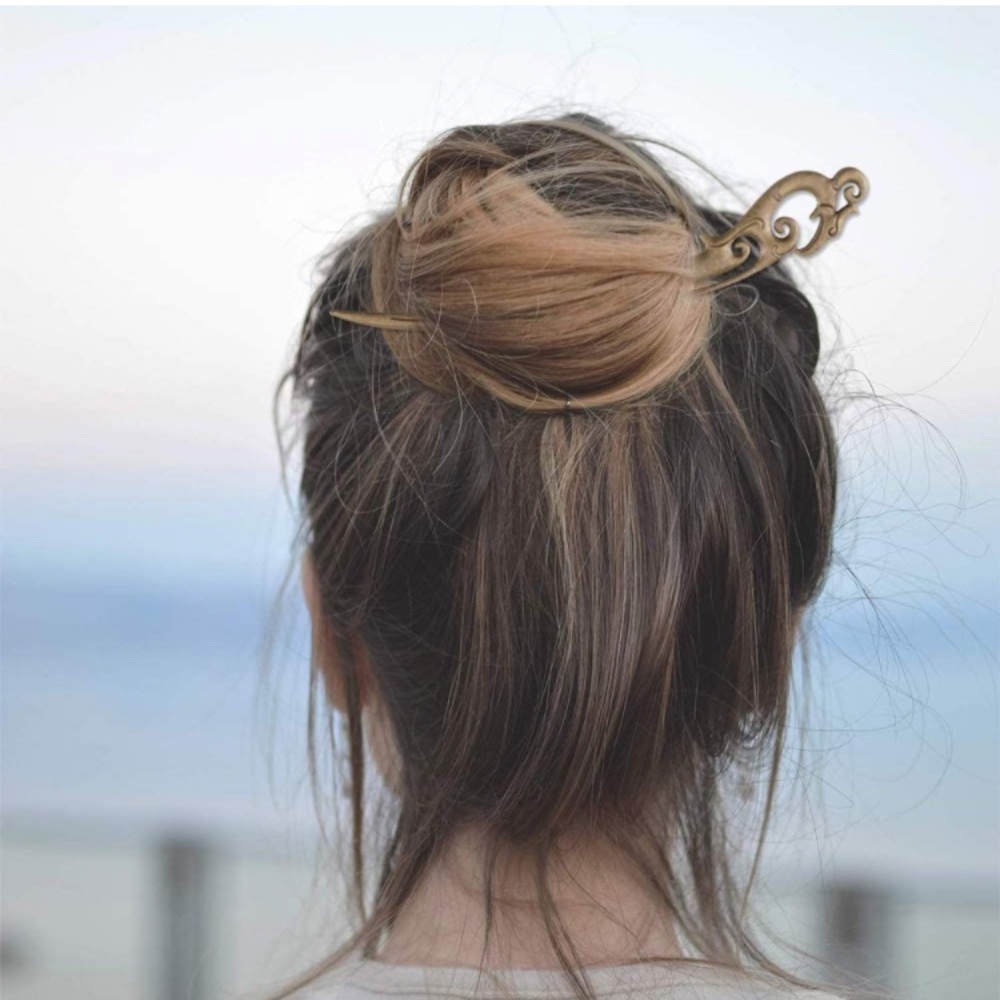 BRONZE COLORED HAIR PINS